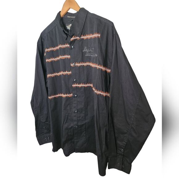 Harley Davidson mens button down shirt XL - Picture 2 of 7